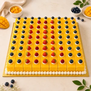 Mango Cake Platter