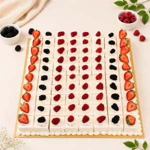Vanilla Cake Platter